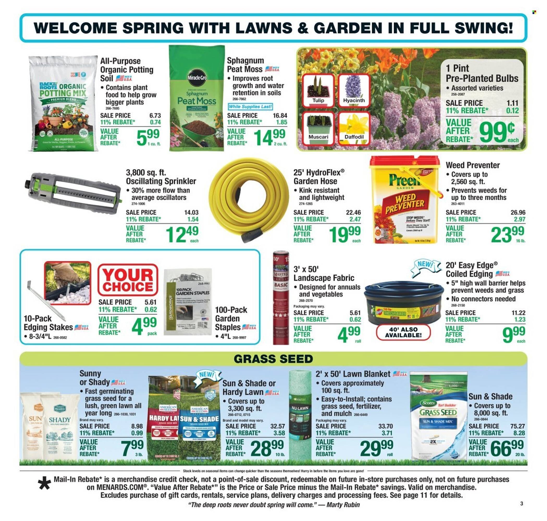 Menards weekly ad