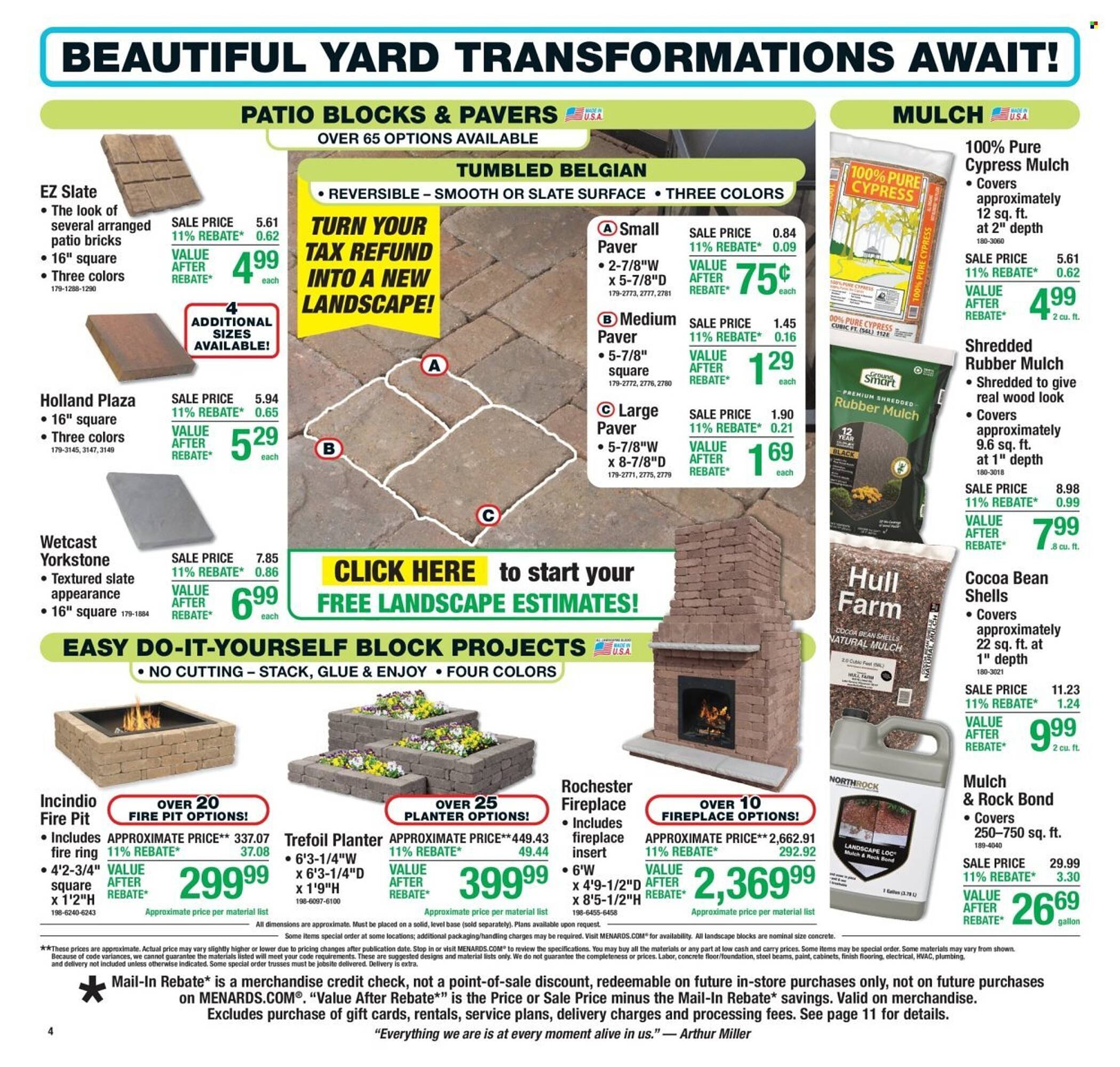 Menards weekly ad