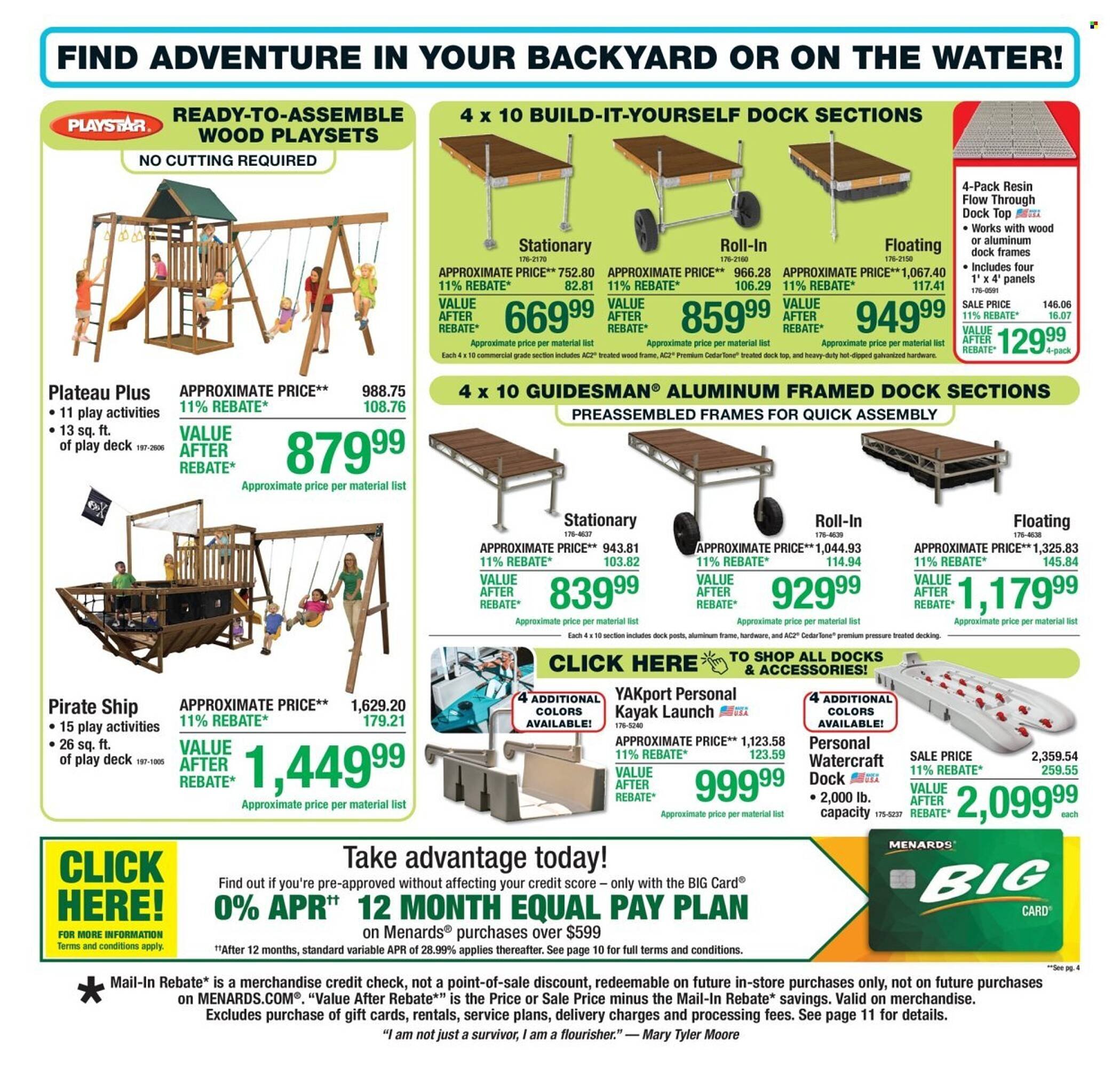 Menards weekly ad
