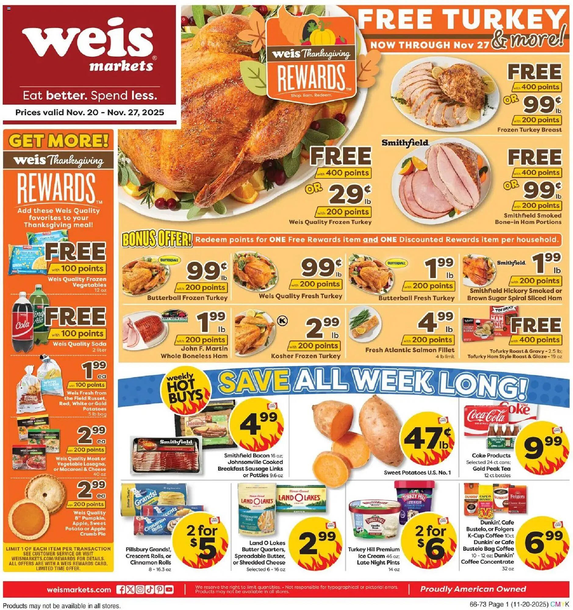 Weis Markets weekly ad