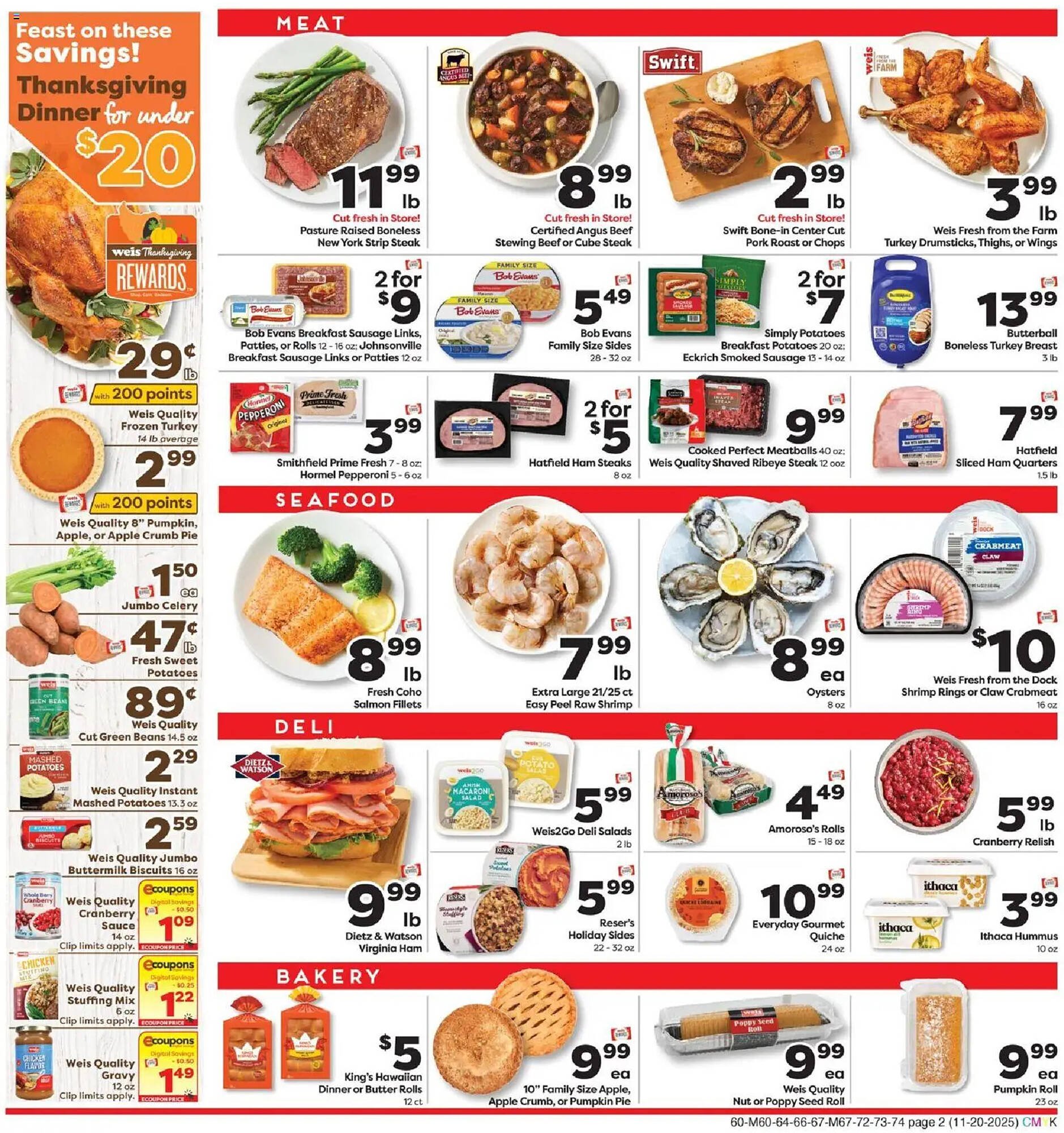 Weis Markets weekly ad