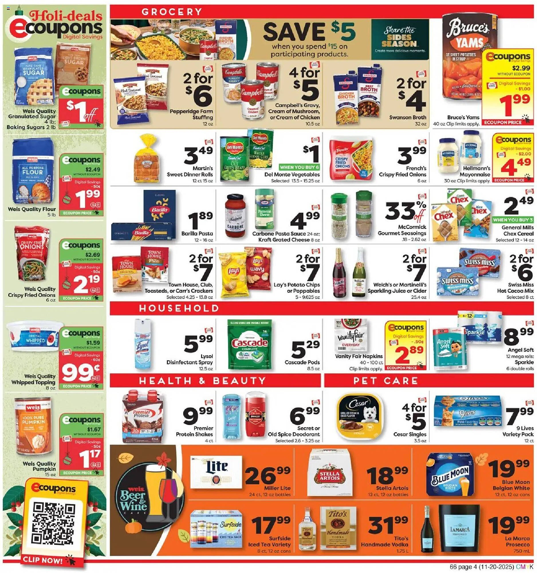 Weis Markets weekly ad