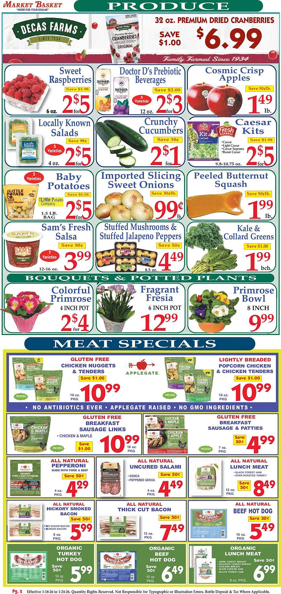 Market Basket weekly ad