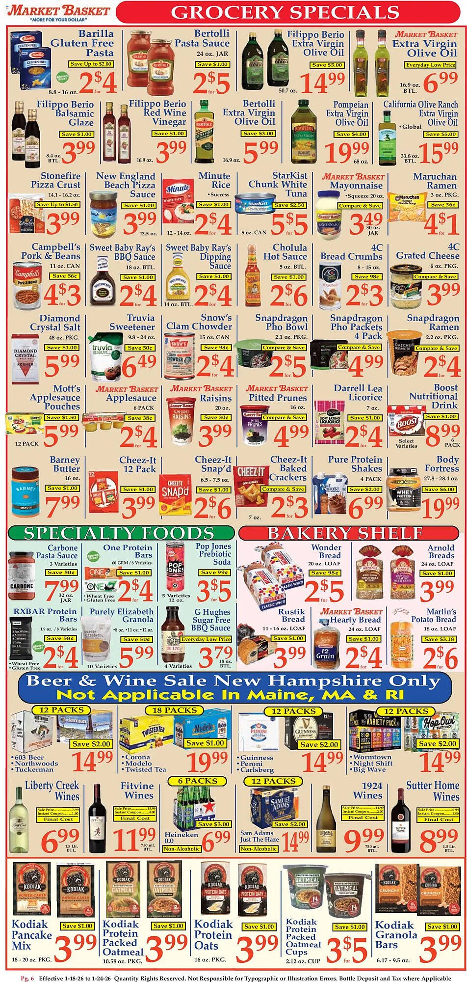 Market Basket weekly ad