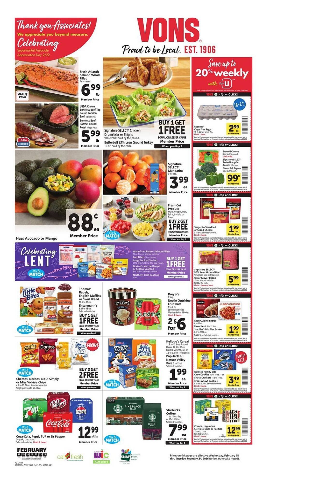 Vons weekly ad