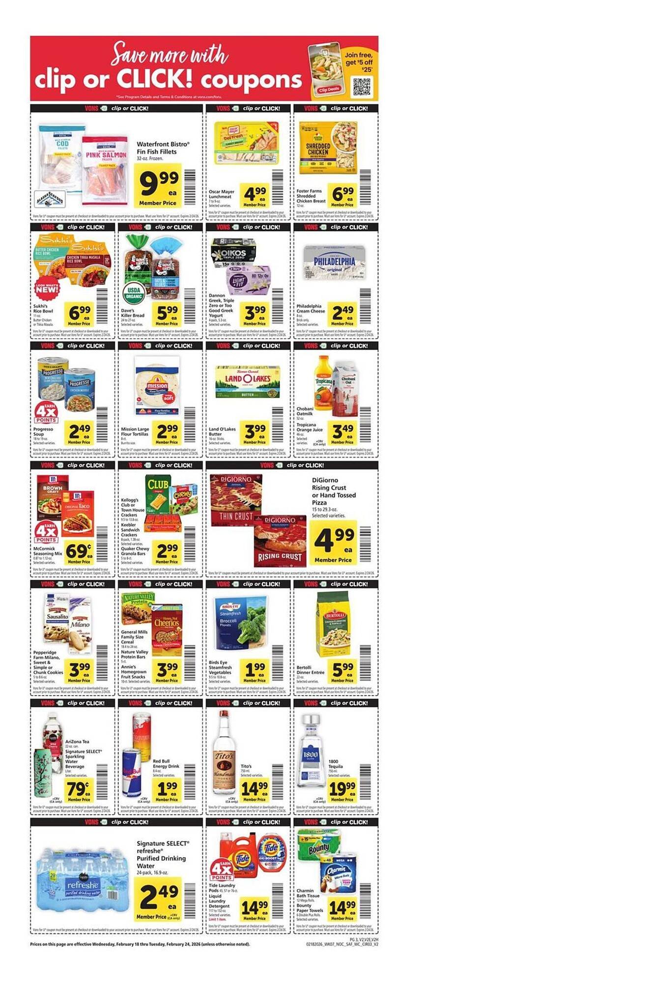 Vons weekly ad
