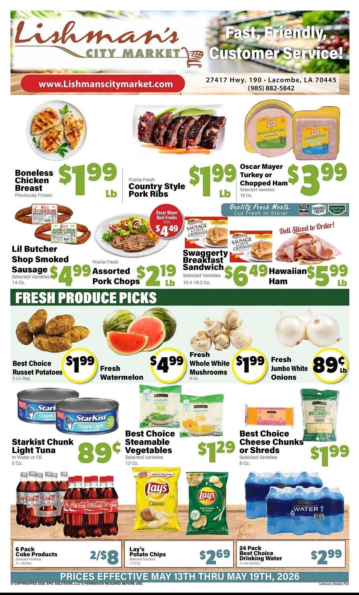 Lishman's City Market weekly ad