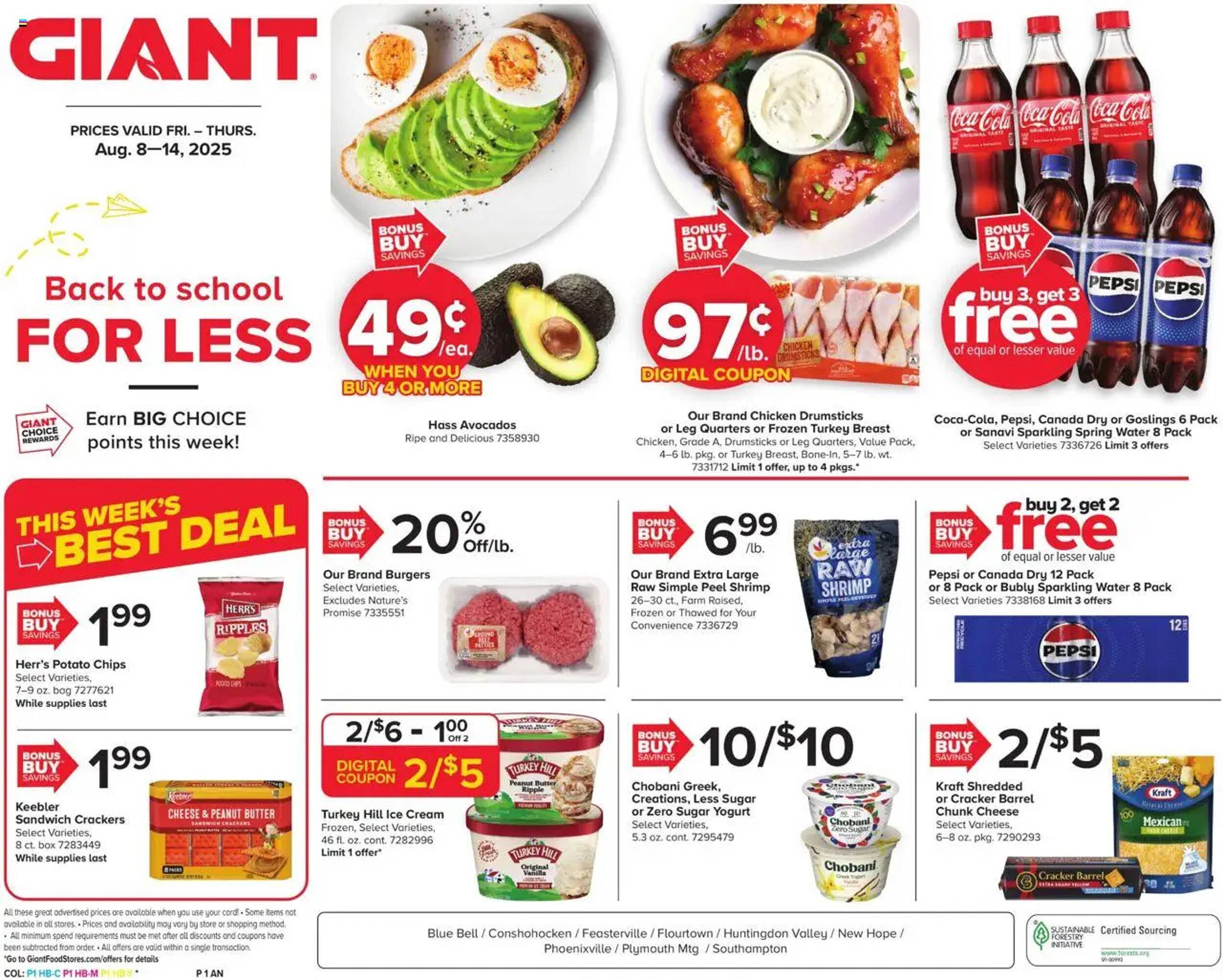 GIANT Weekly Ad (2025-08-08 - 2025-08-14) | 1