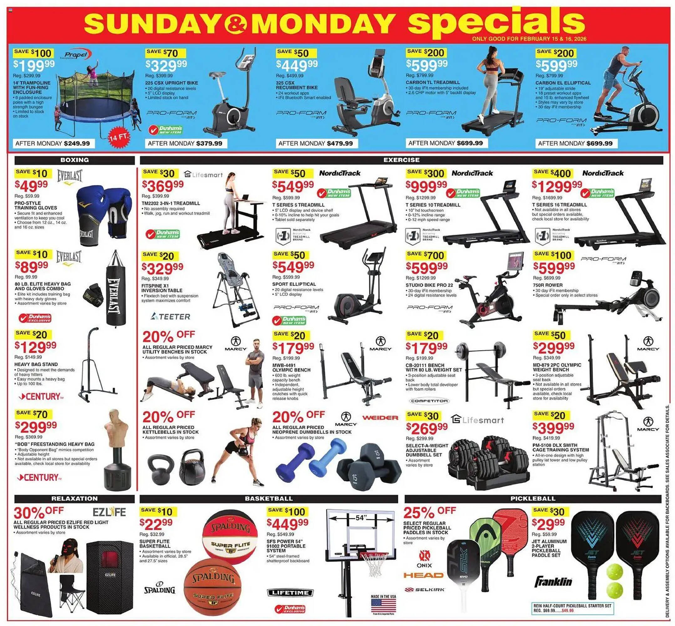 Dunham's Sports weekly ad