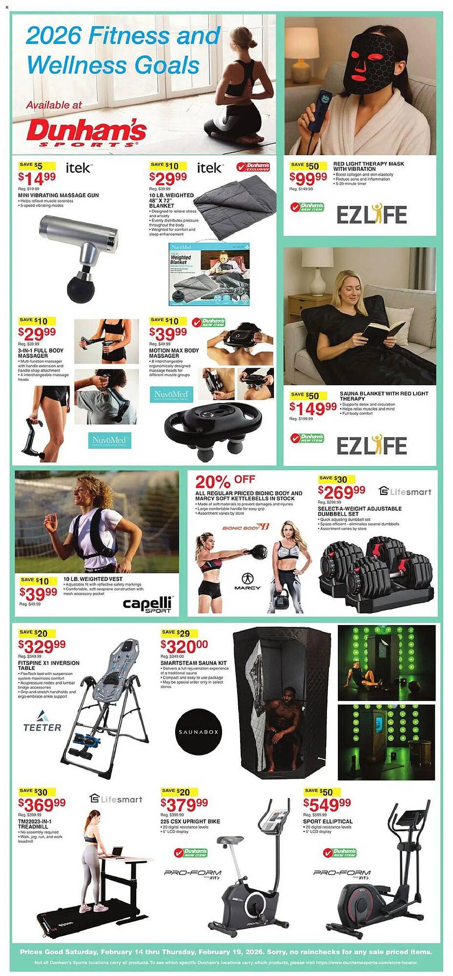 Dunham's Sports weekly ad