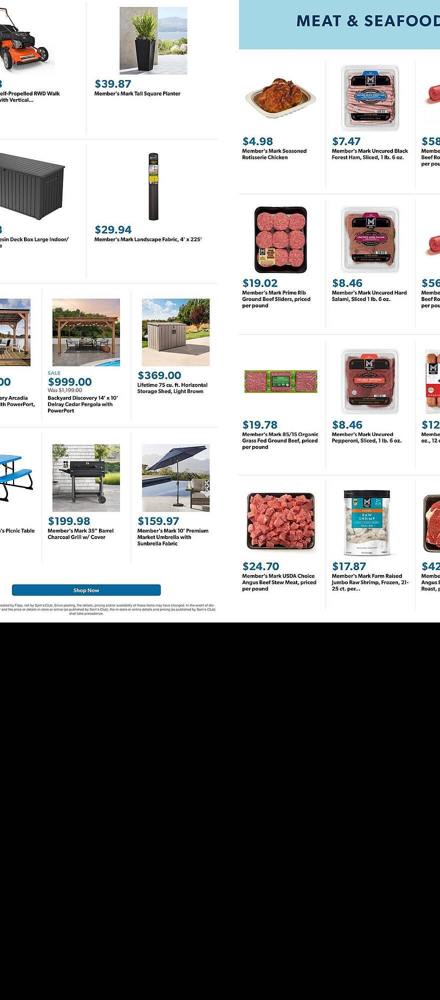 Sam's Club weekly ad