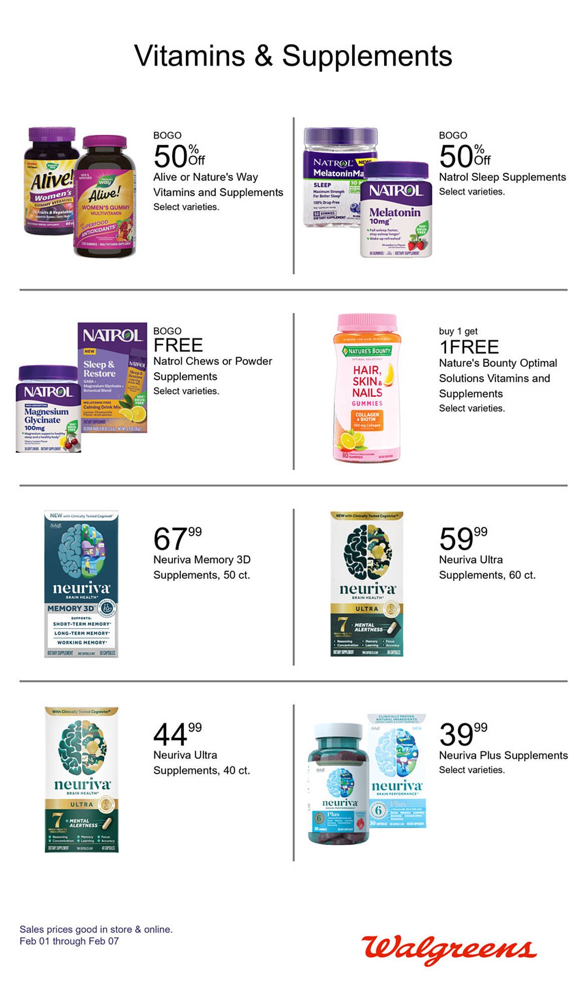 Walgreens weekly ad