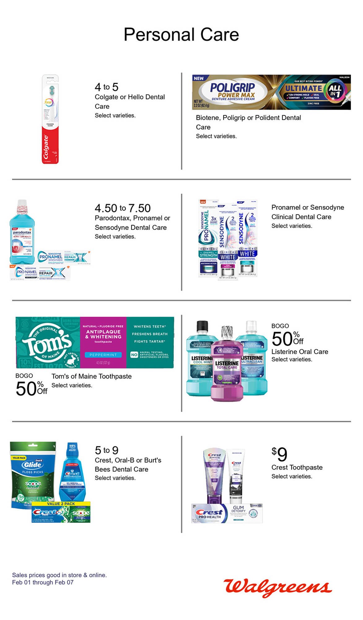 Walgreens weekly ad