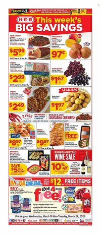 H-E-B weekly ad