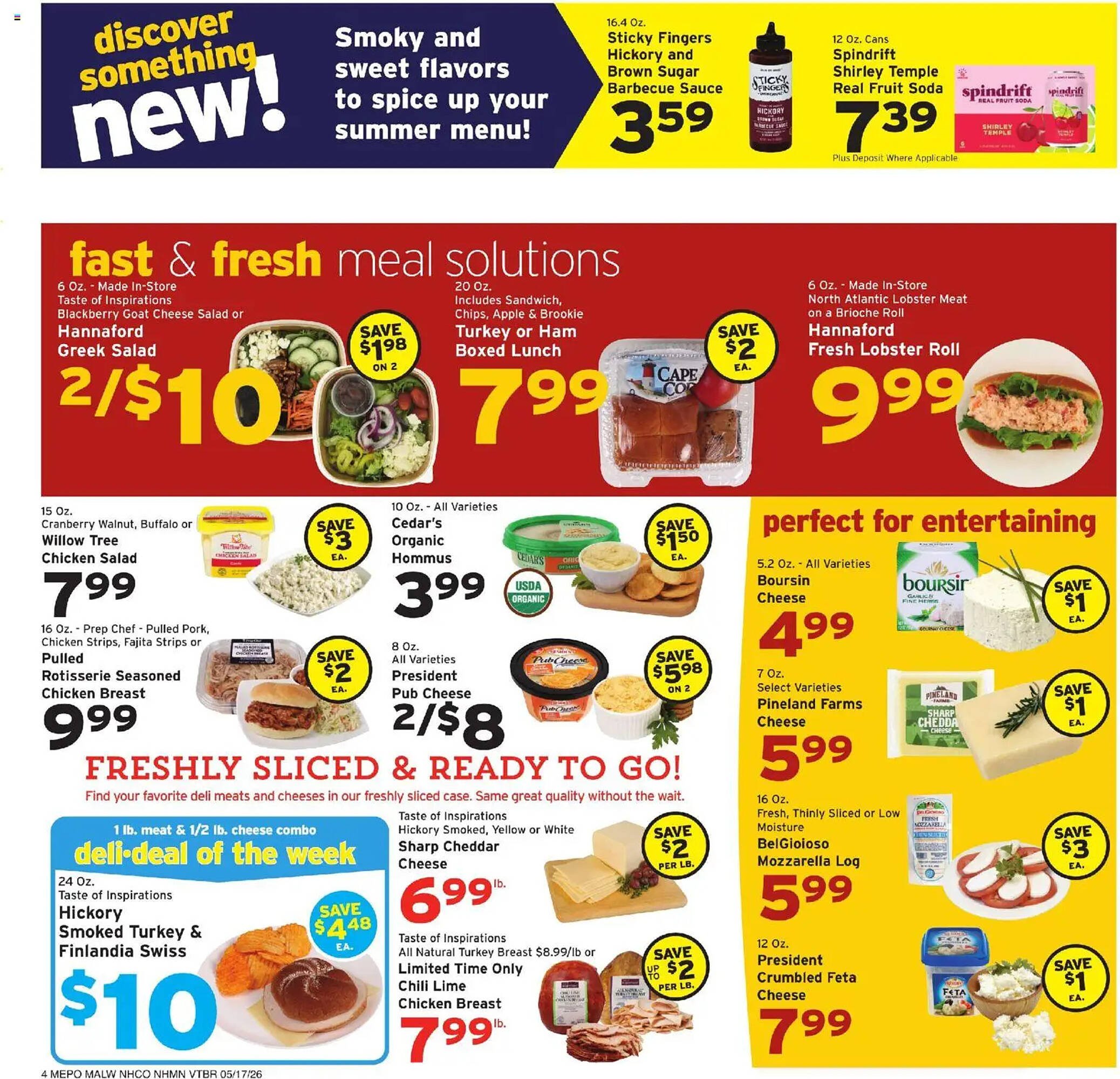 Hannaford flyer