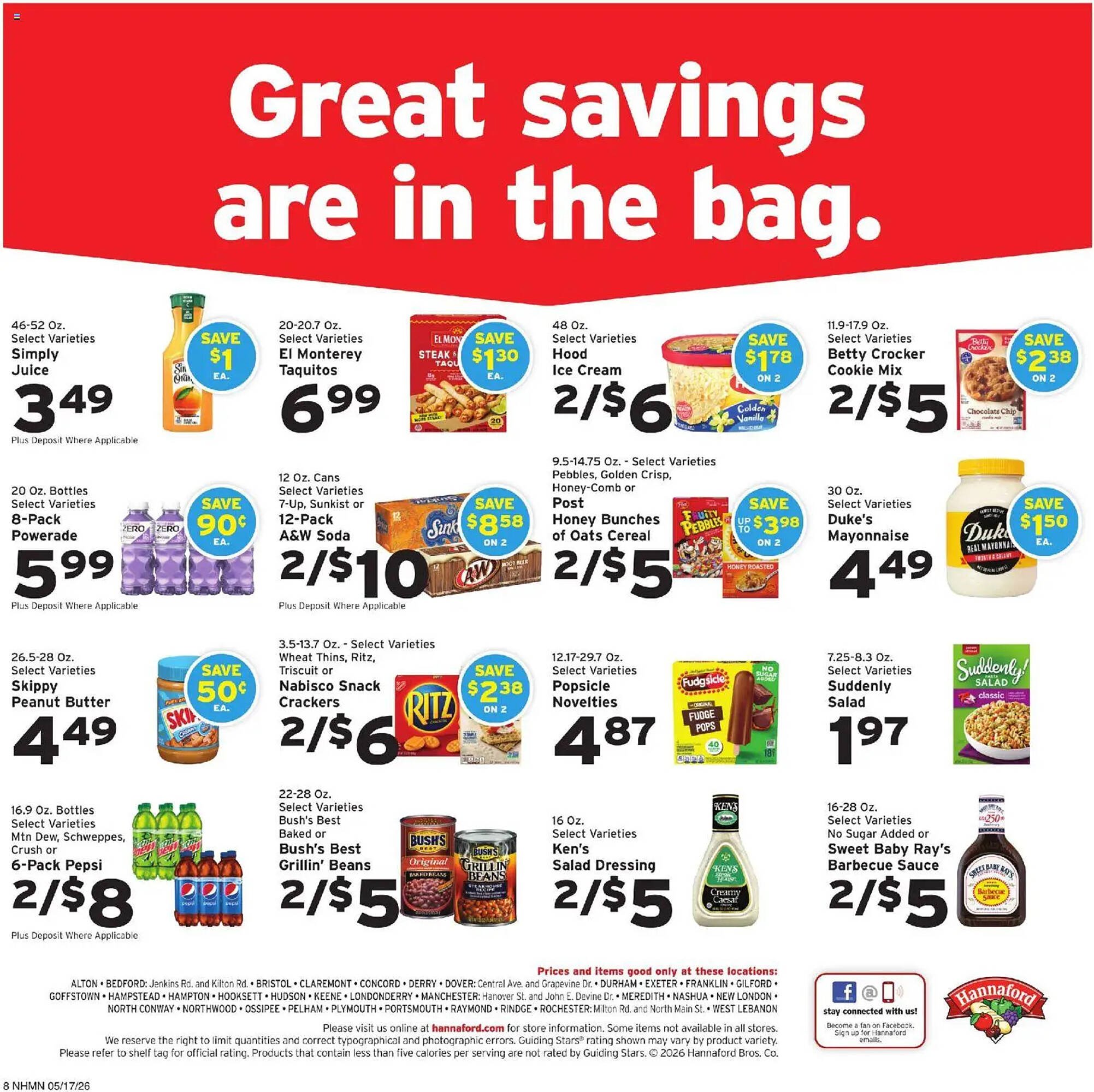 Hannaford flyer