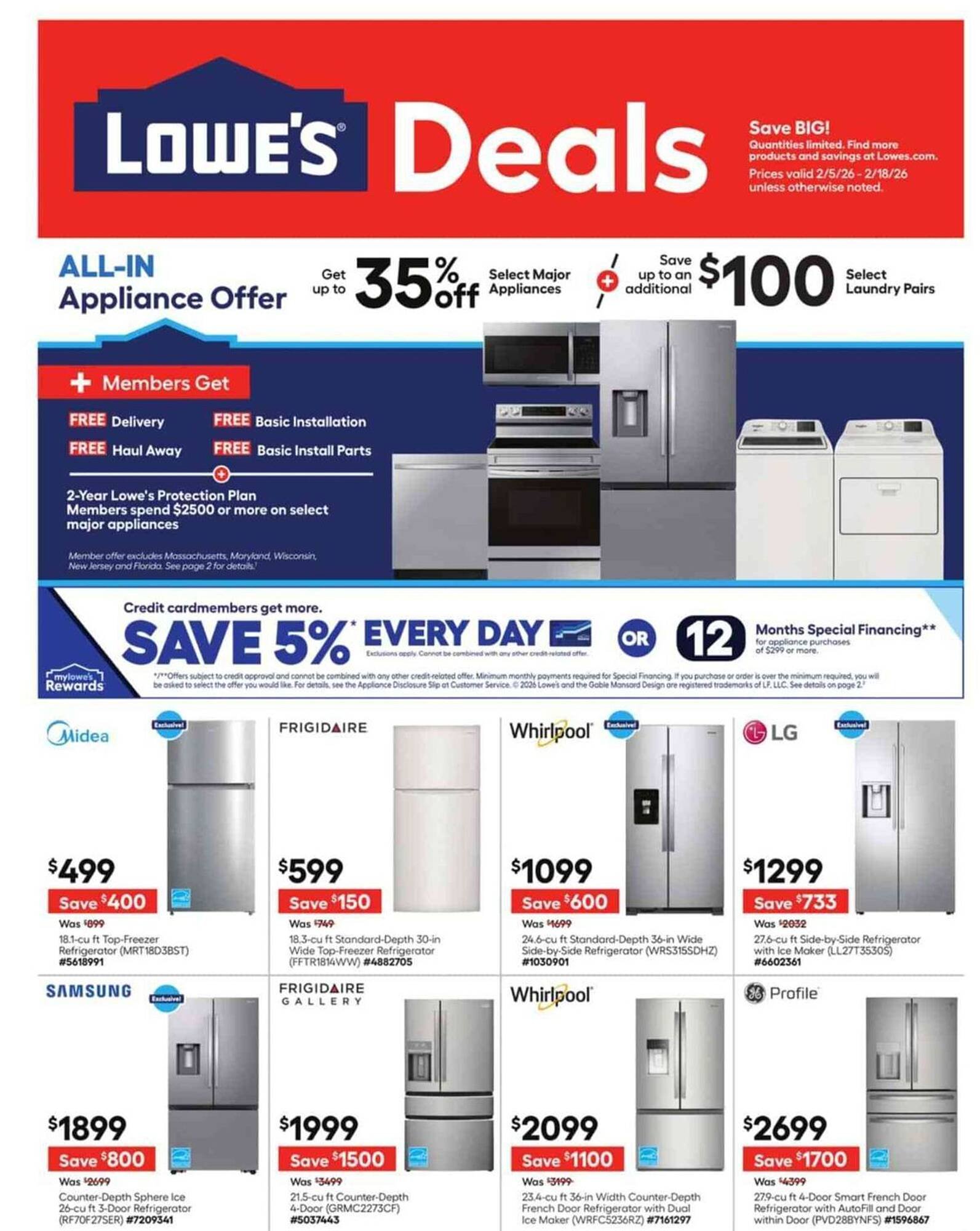Lowe's weekly ad
