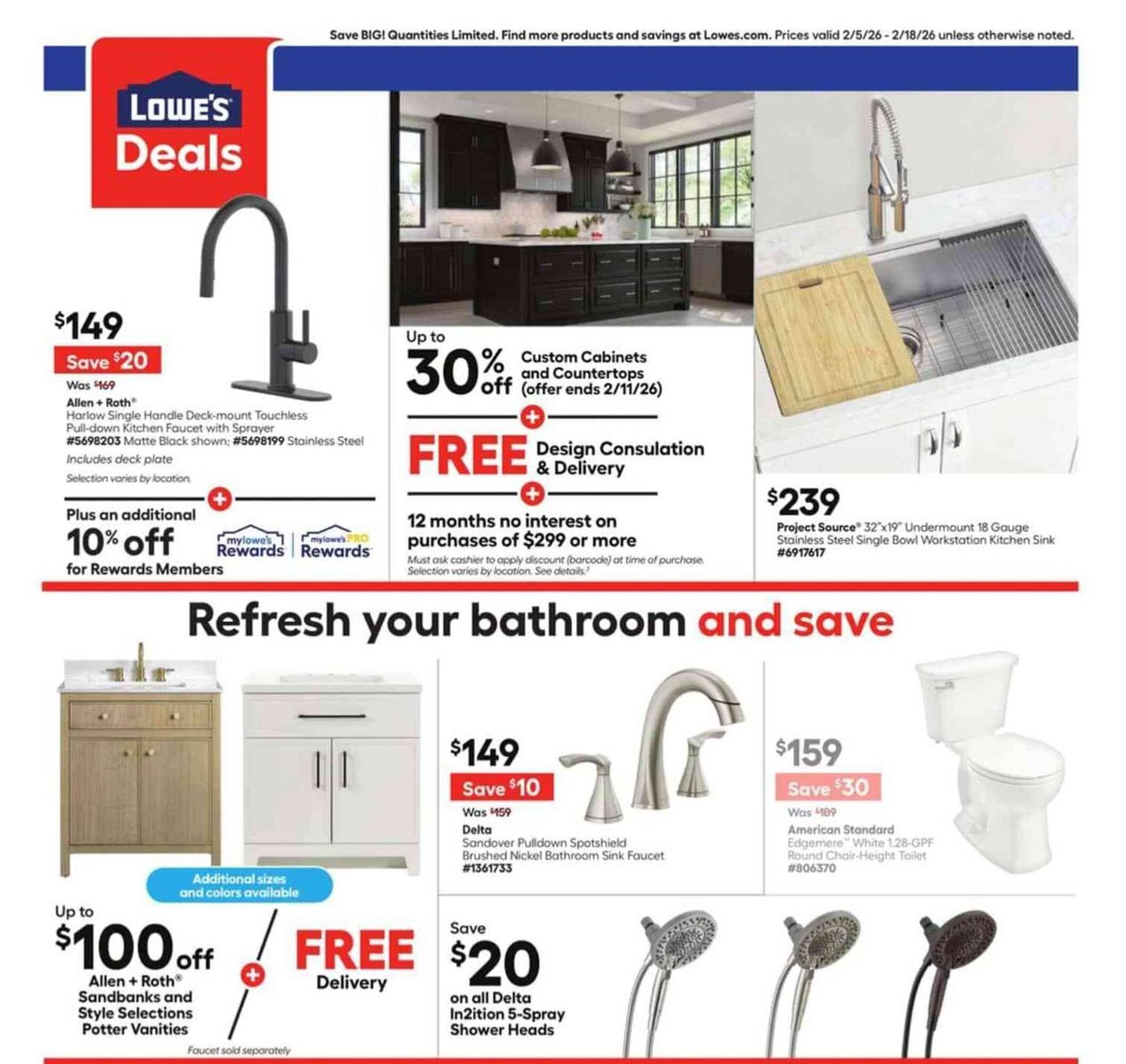 Lowe's weekly ad