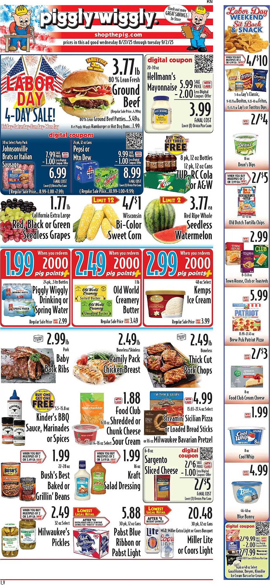 Piggly Wiggly Weekly Ad (2025-08-27 - 2025-09-02) | 1