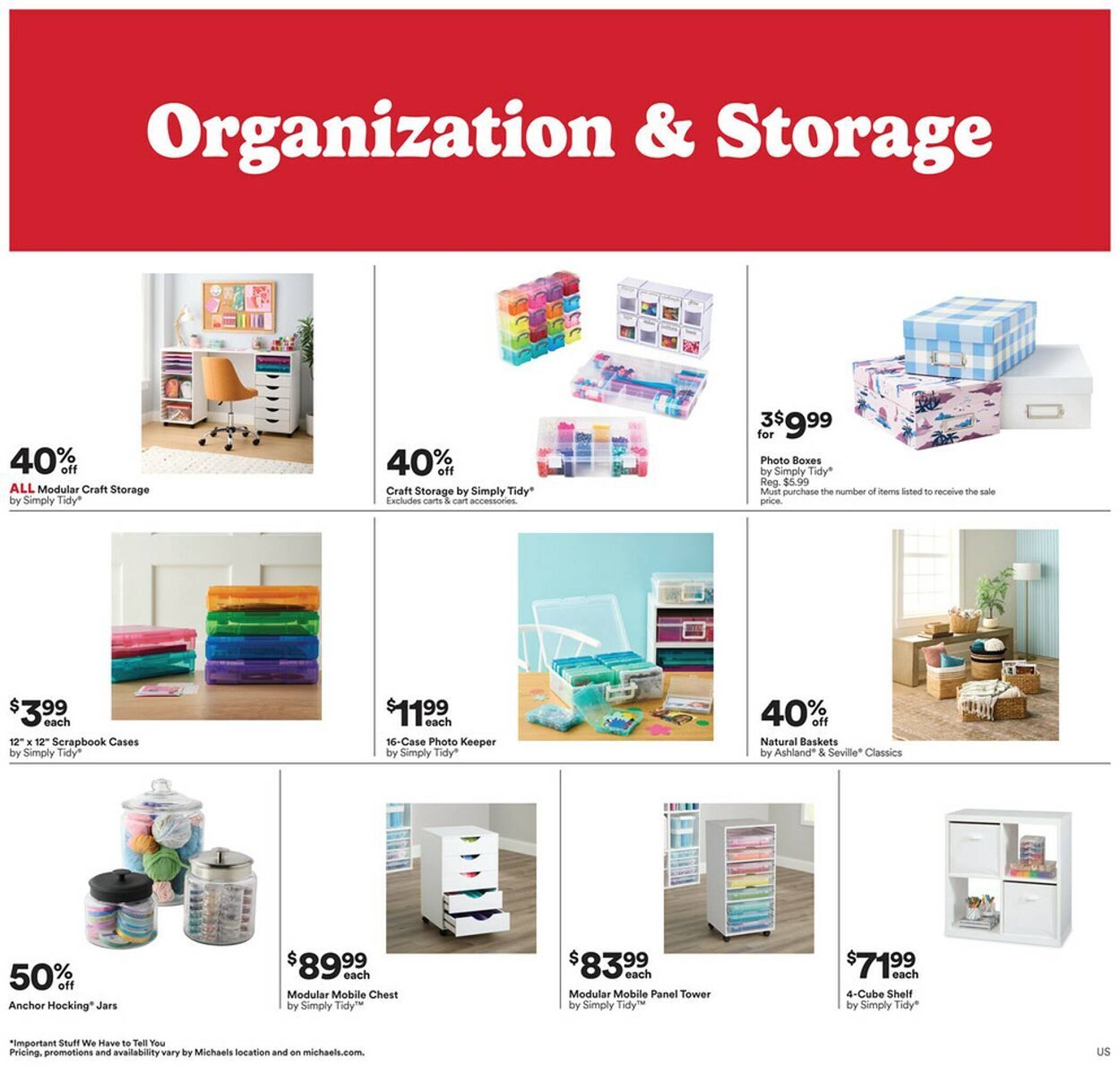 Michaels weekly ad