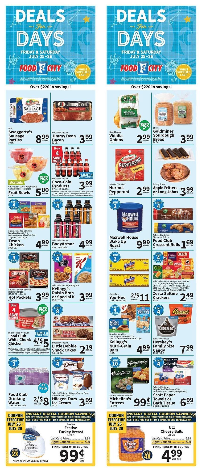 Food City Weekly Ad (2025-07-25 - 2025-07-26) | 1