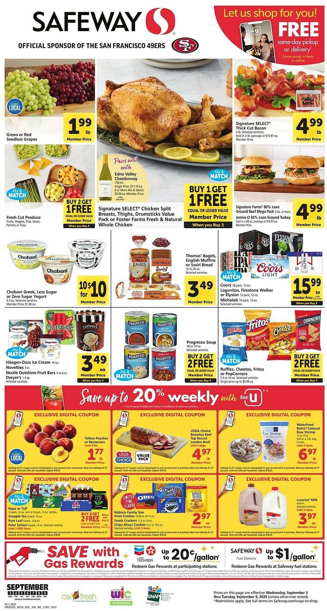 Safeway weekly ad (2025-09-03 - 2025-09-09) | 1