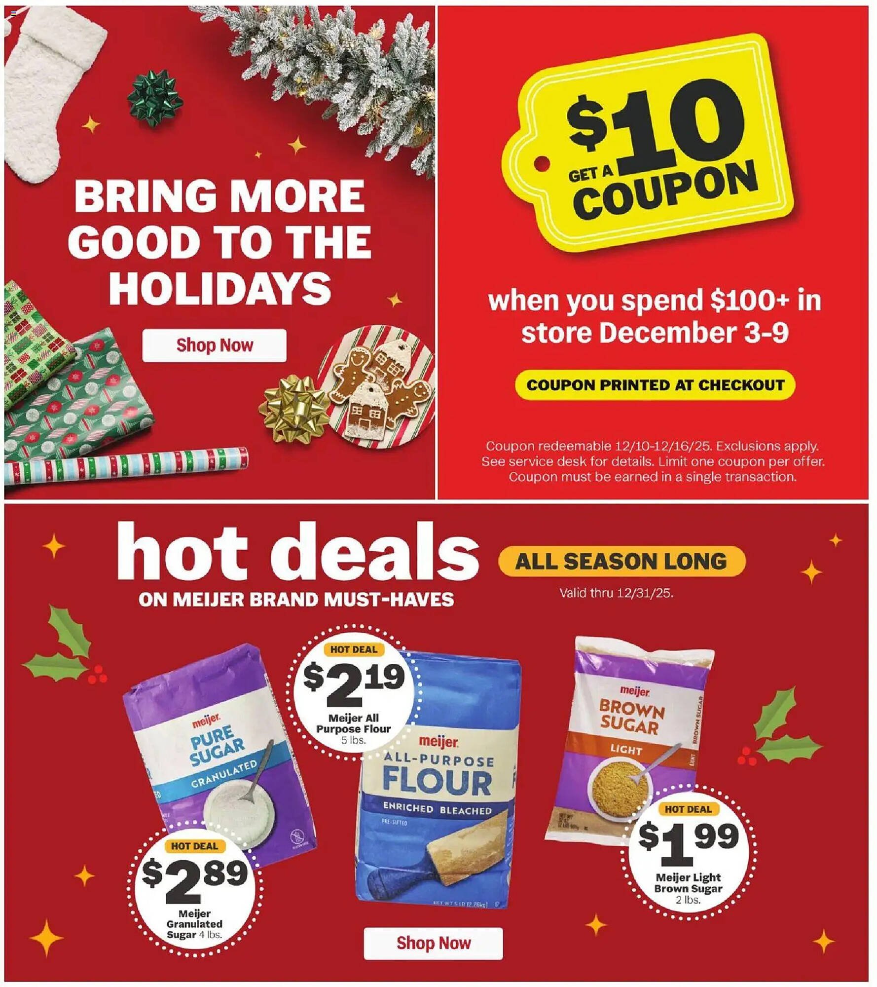Meijer weekly ad