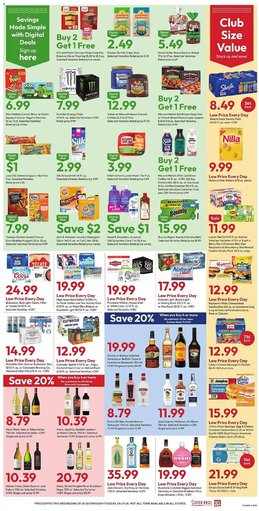 Stater Bros weekly ad