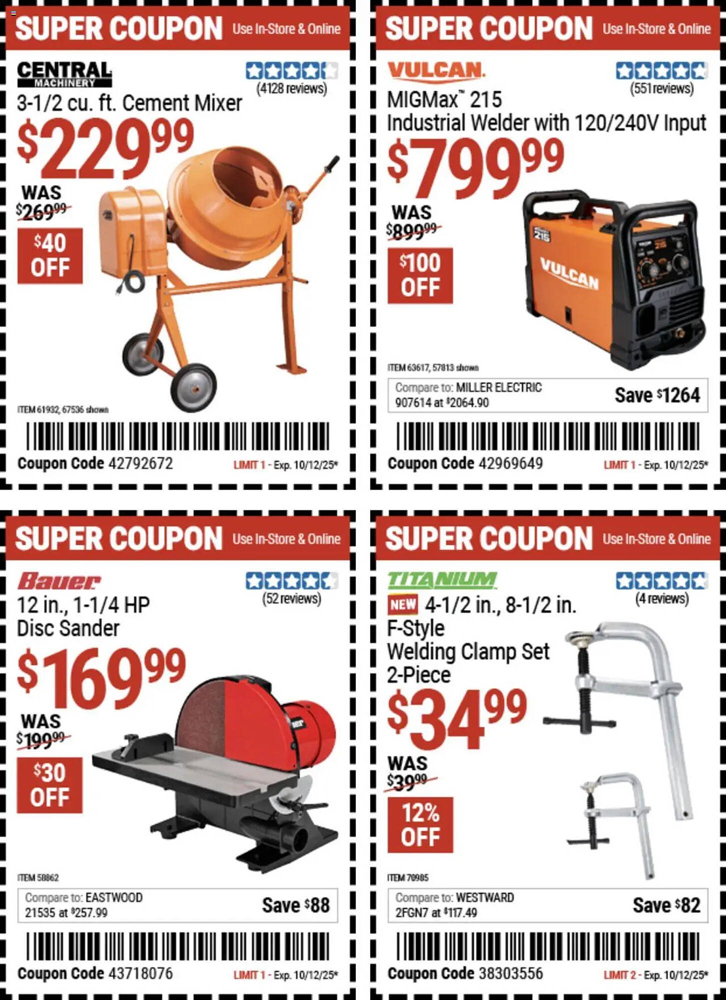 Harbor Freight Tools weekly ad (2025-09-29 - 2025-10-13) | 1