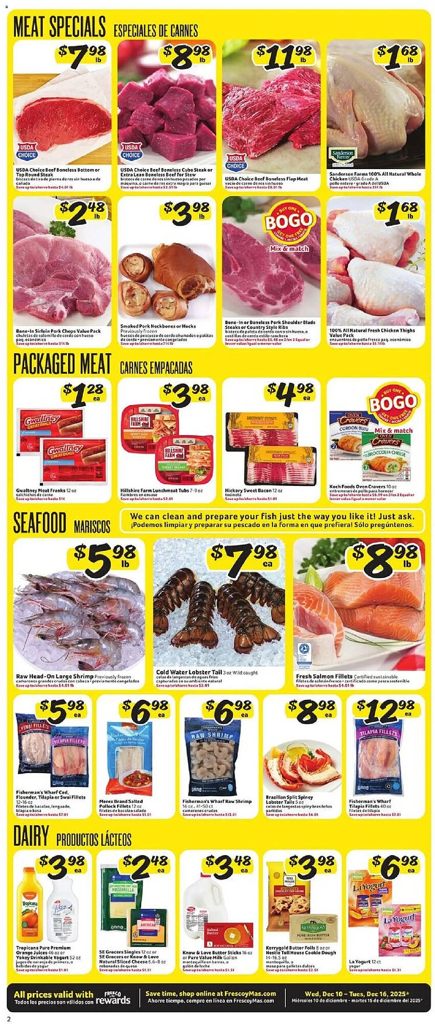 Fresco y Más weekly ad