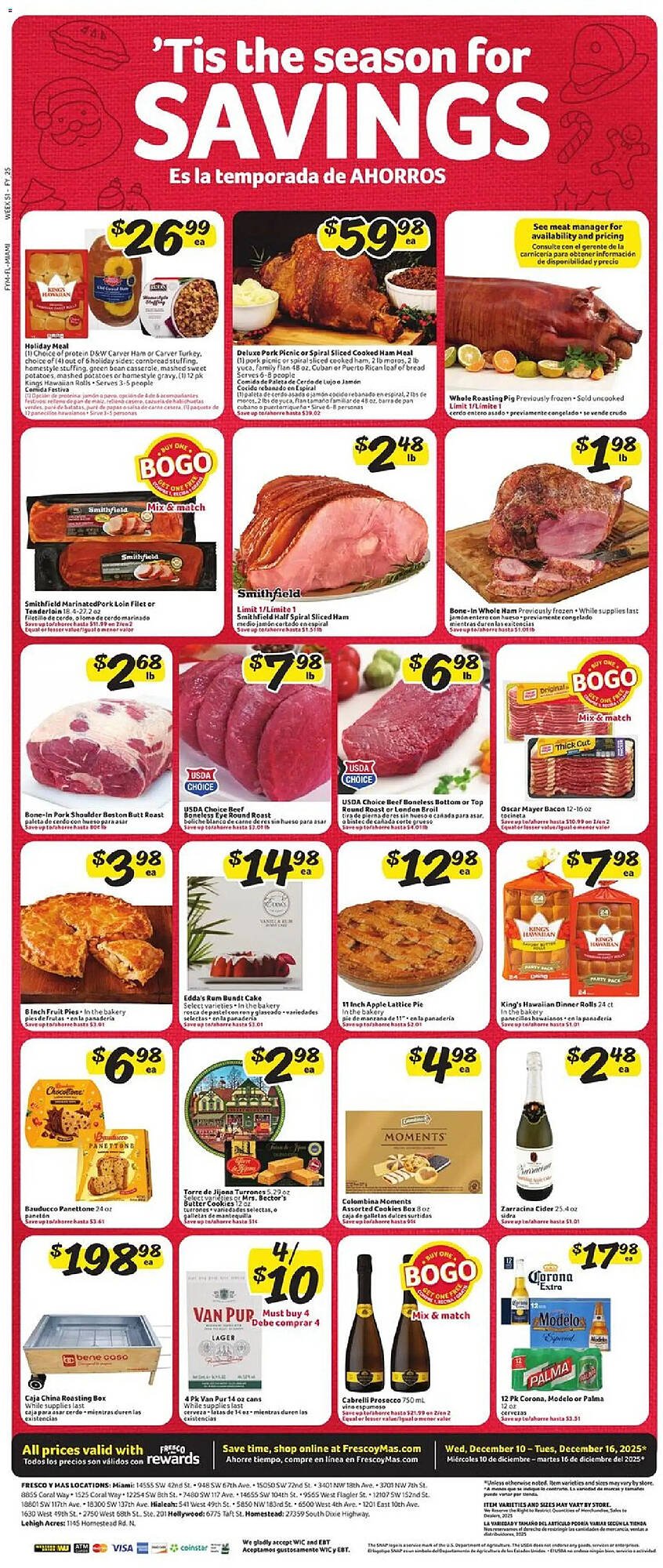 Fresco y Más weekly ad