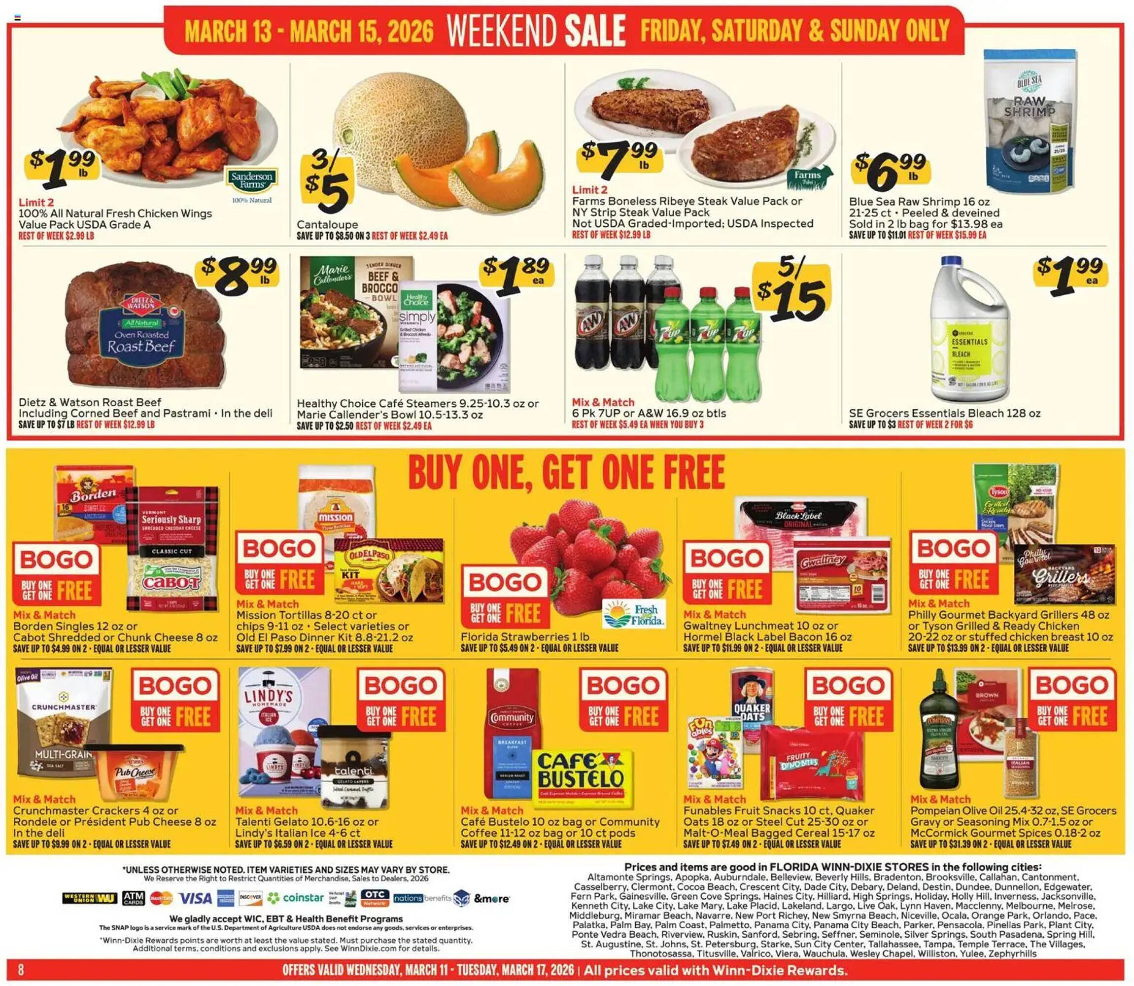 Winn Dixie weekly ad