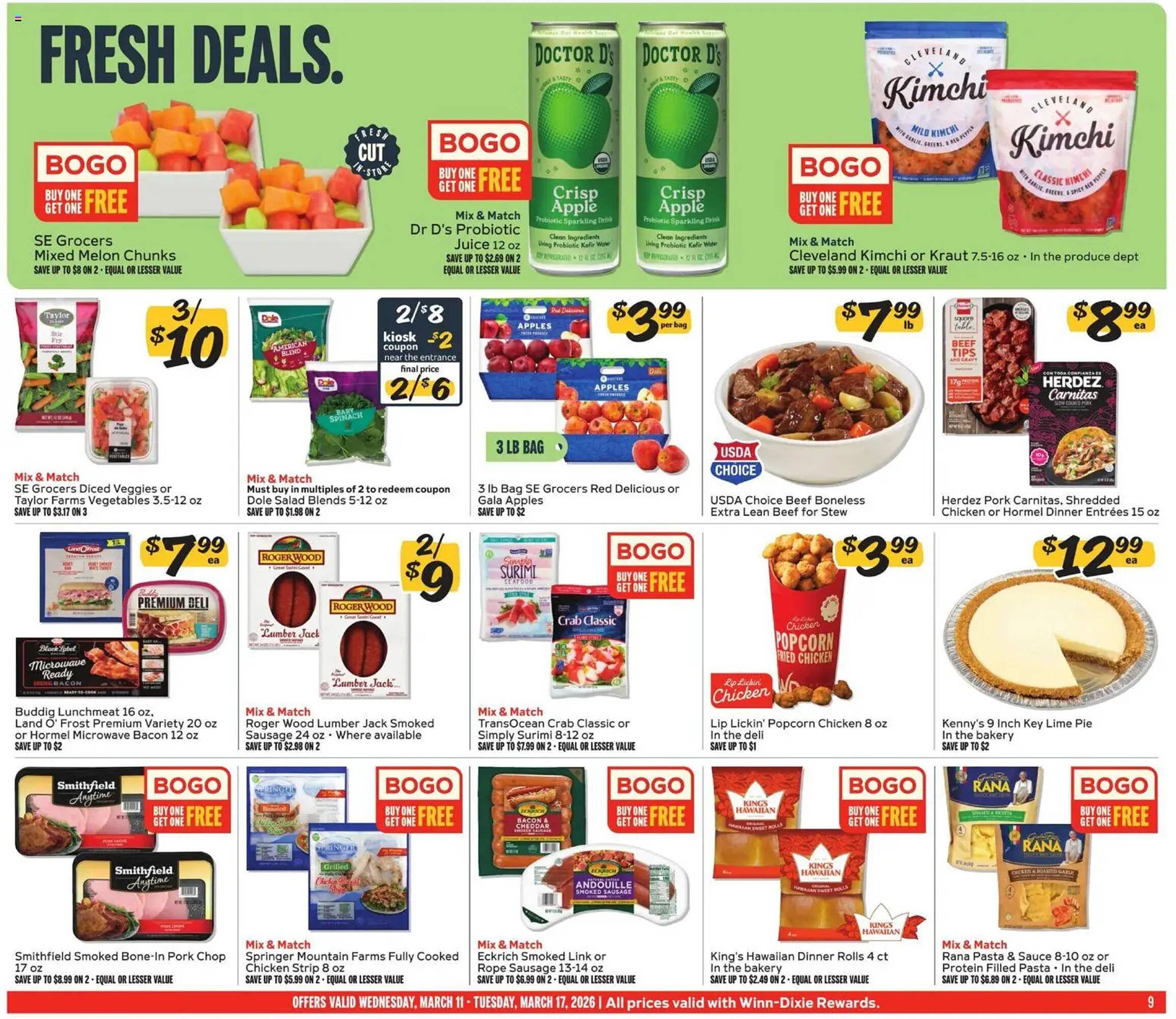 Winn Dixie weekly ad
