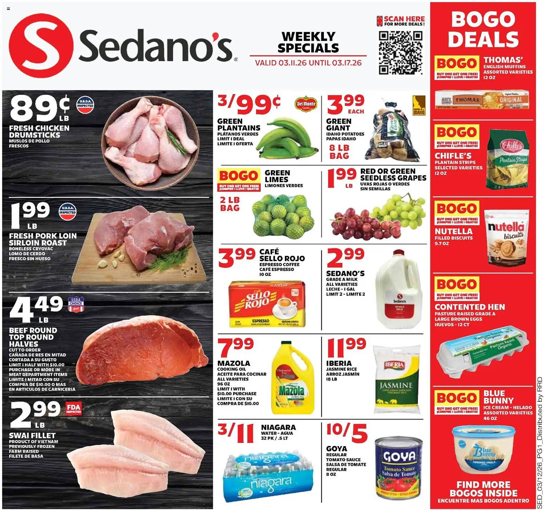 Sedano's weekly ad