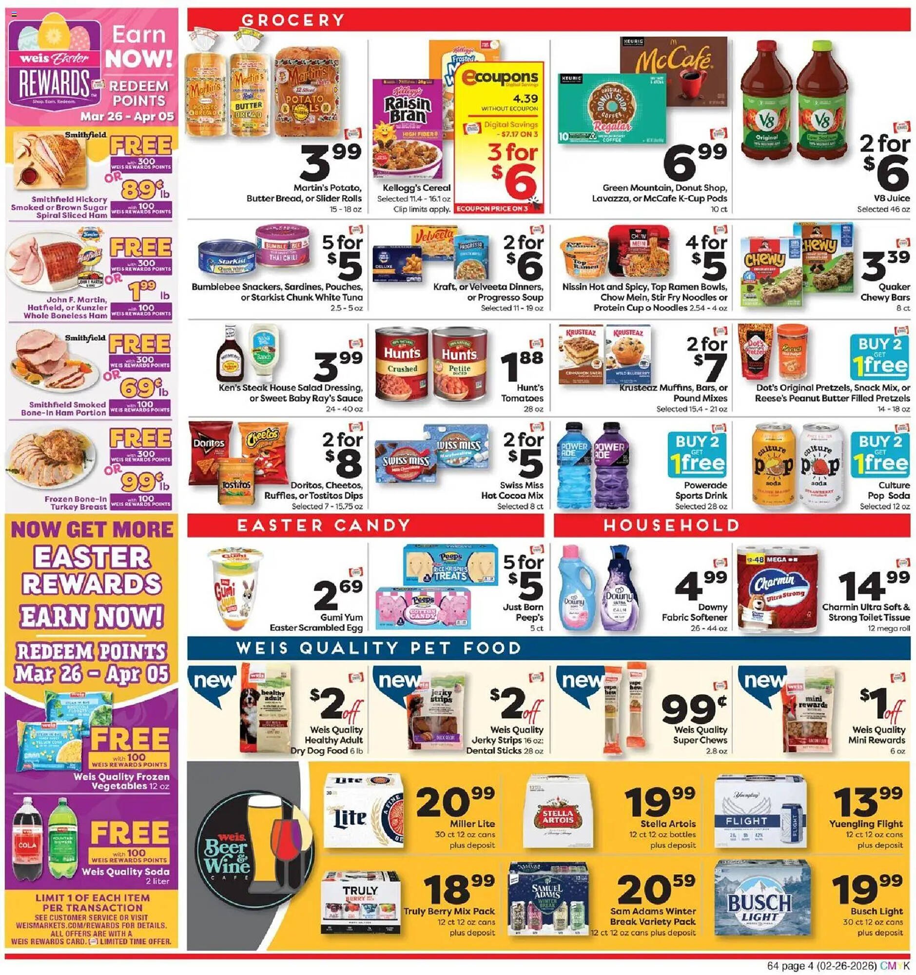 Weis Markets weekly ad