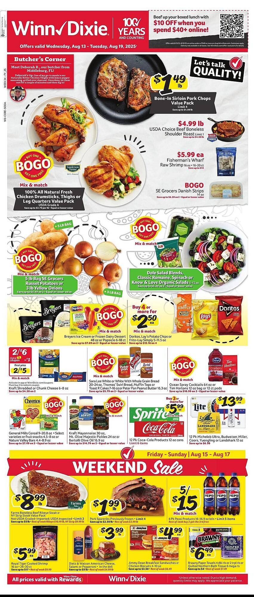 Winn Dixie Weekly Ad (2025-08-13 - 2025-08-19) | 1