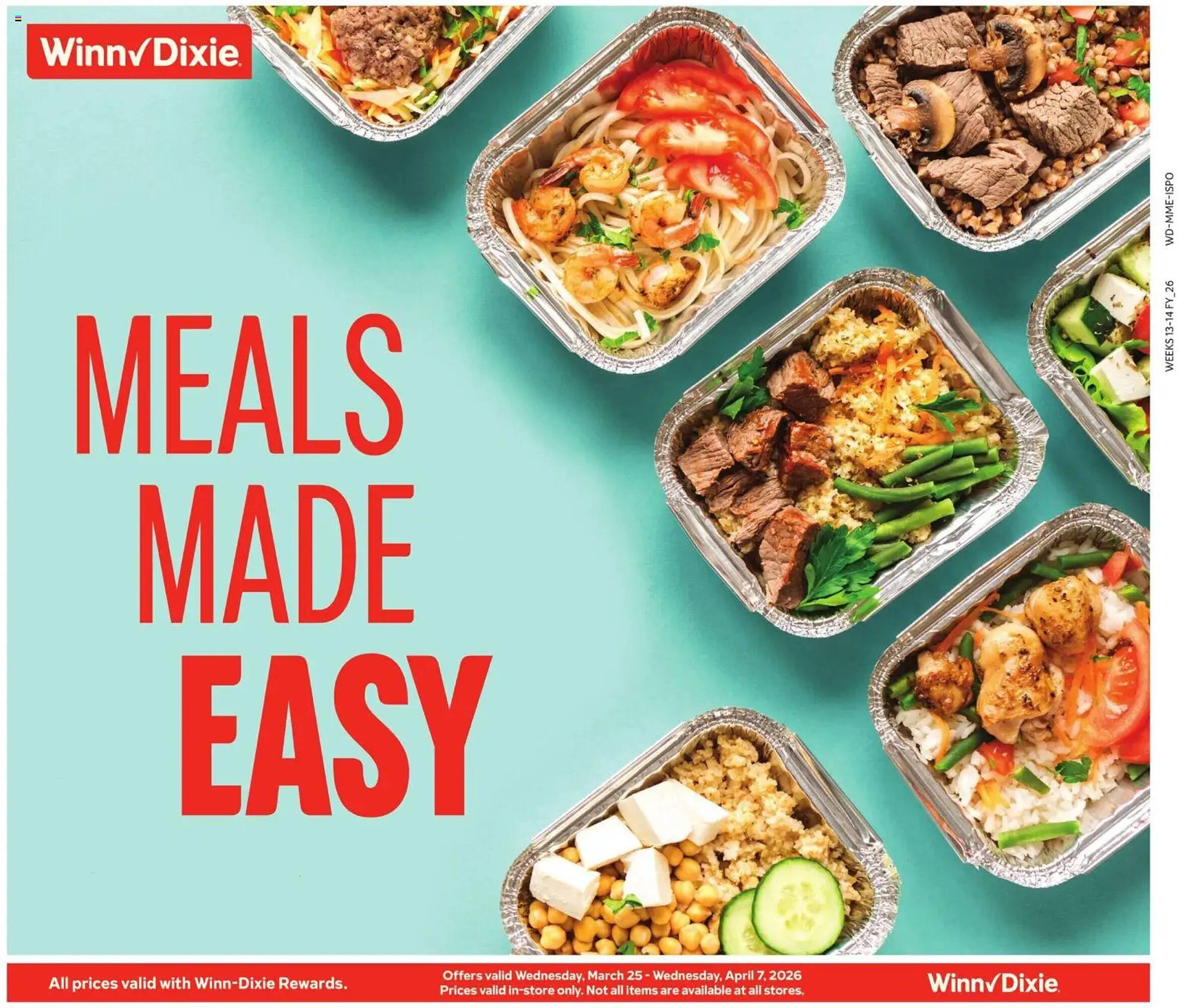 Winn Dixie weekly ad