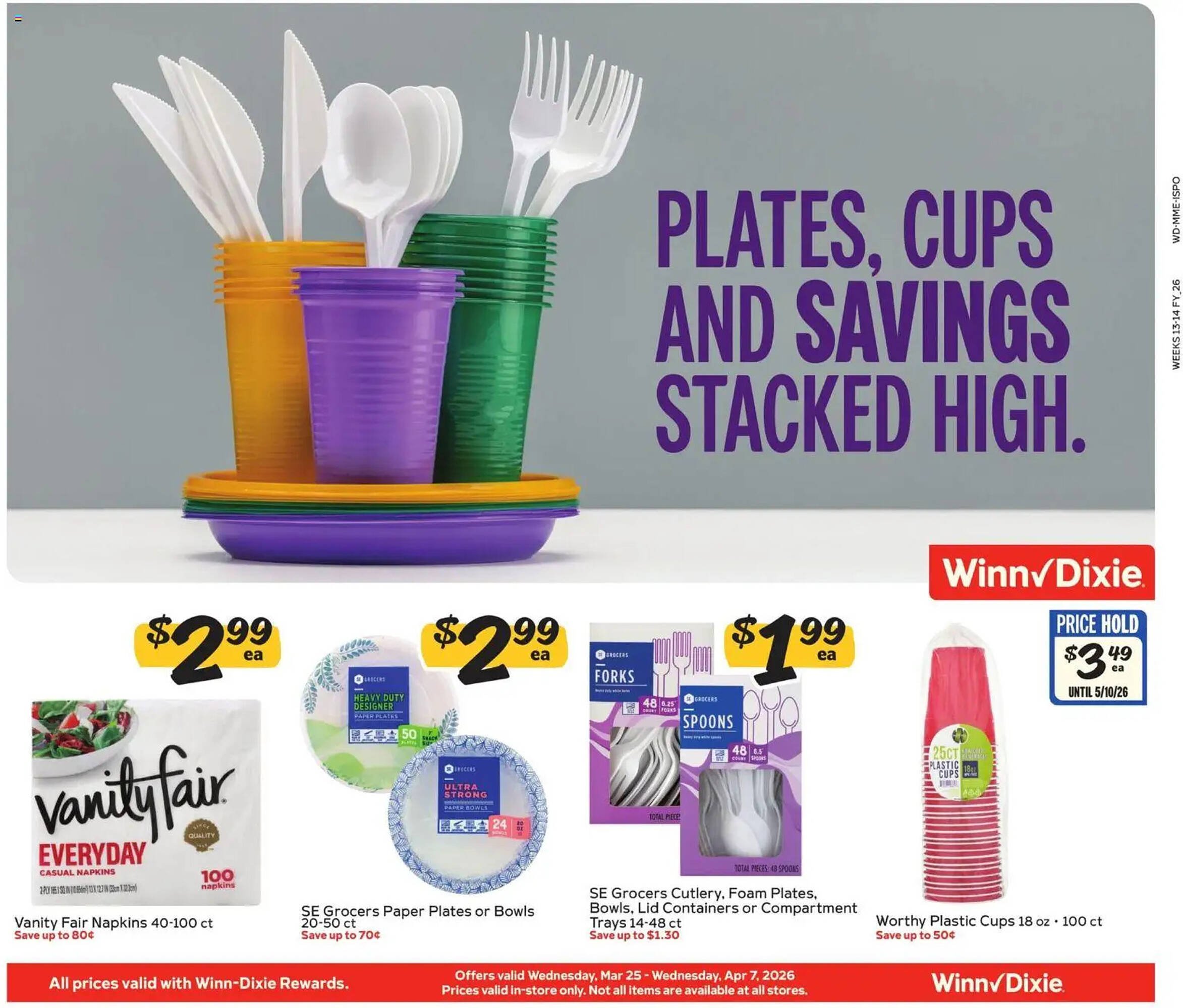 Winn Dixie weekly ad
