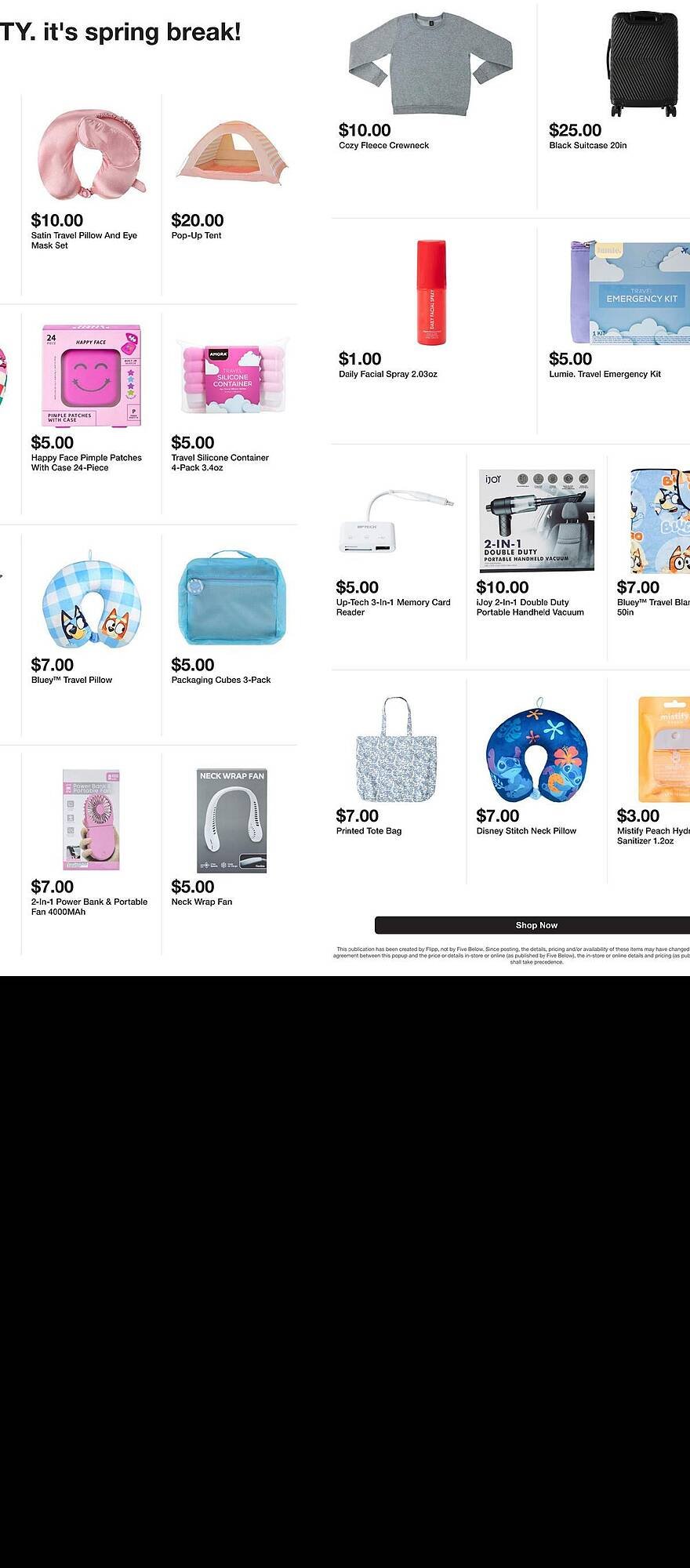 Five Below weekly ad