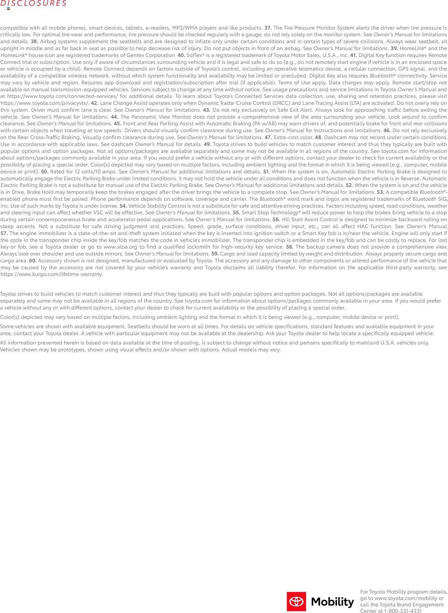 Toyota Weekly Ad (2024-08-01 - 2025-12-31) | 21