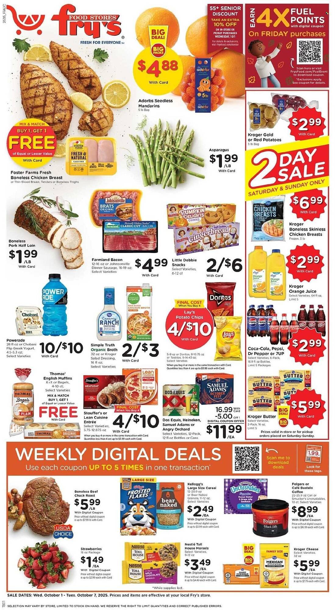 Fry&#039;s weekly ad (2025-10-01 - 2025-10-07) | 1