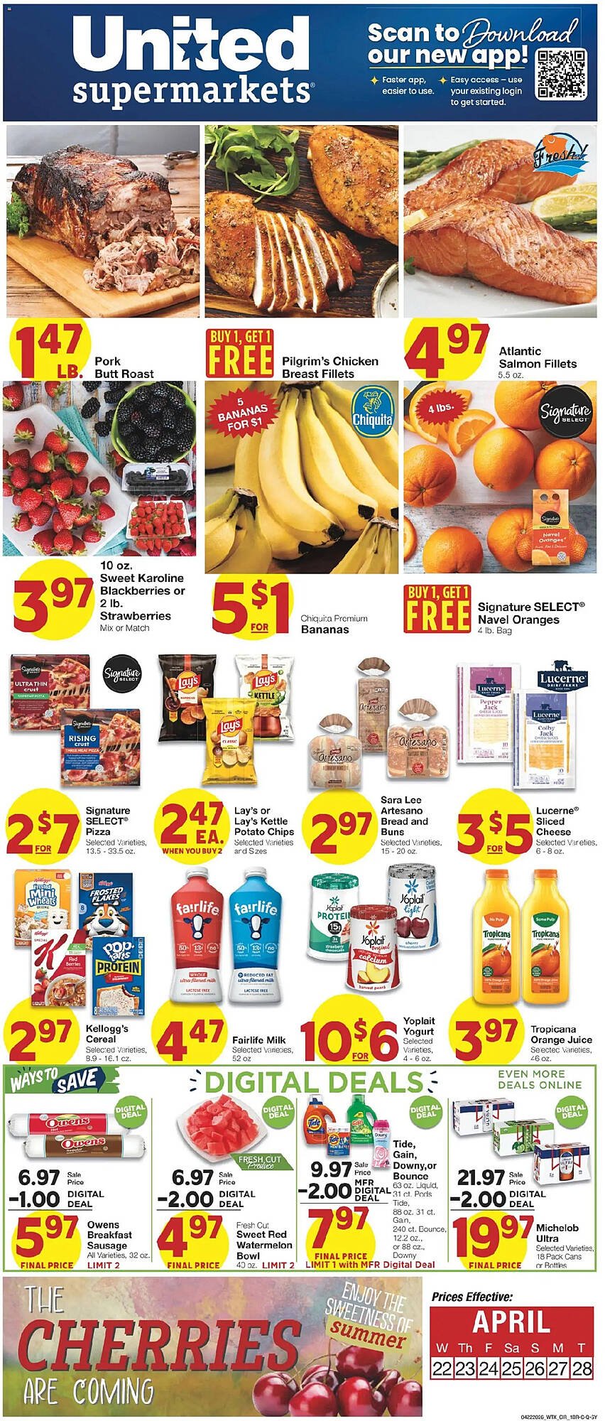 United Supermarkets weekly ad