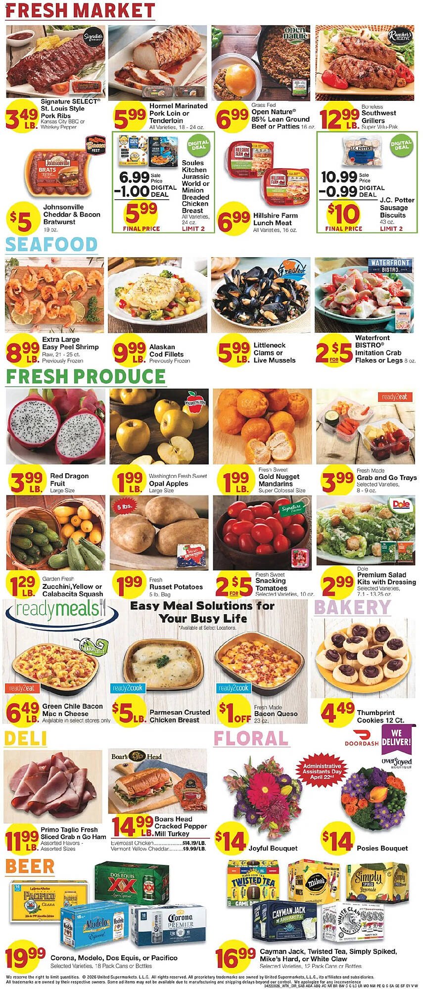 United Supermarkets weekly ad