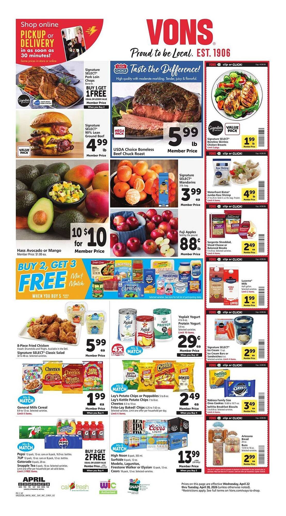 Vons weekly ad