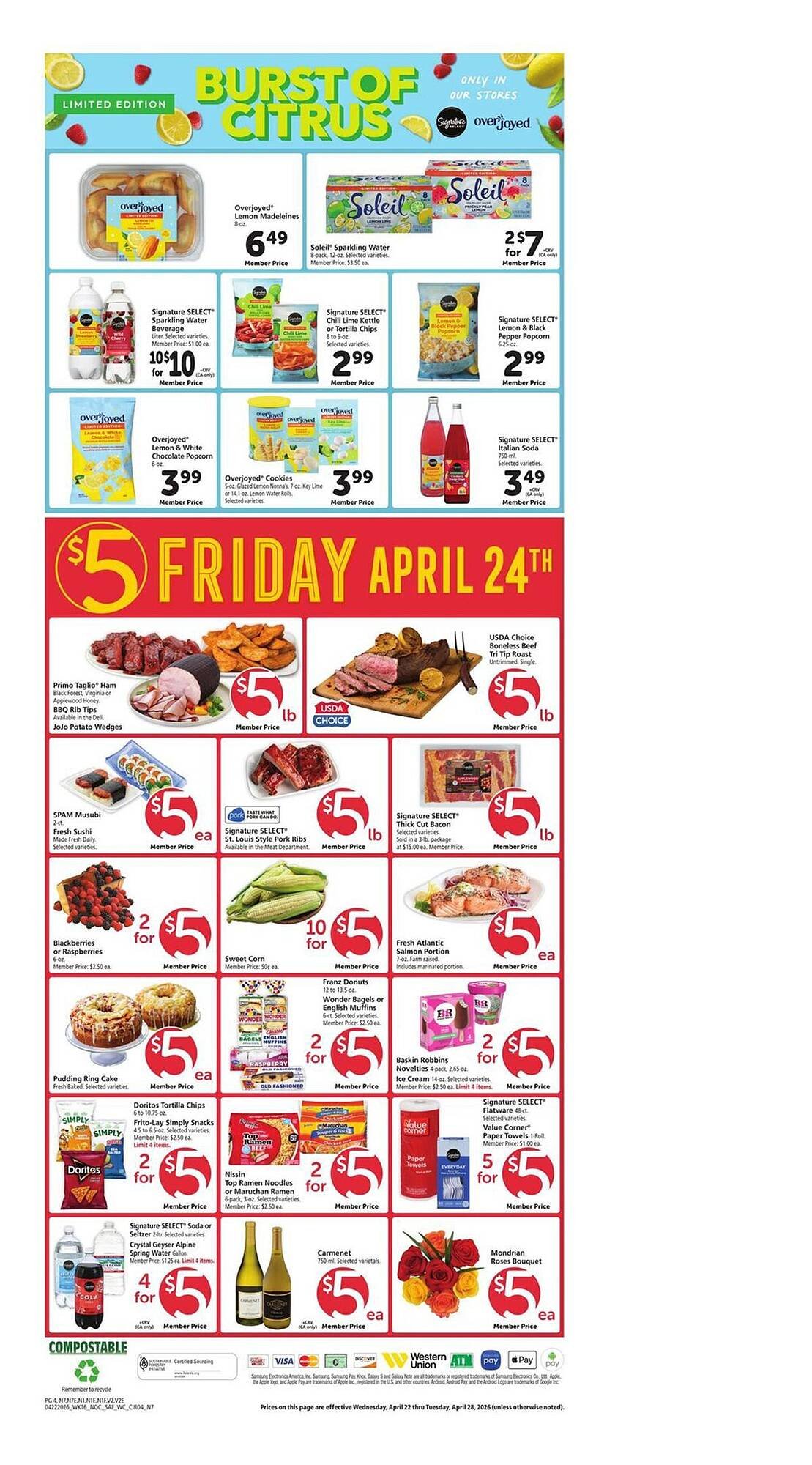 Vons weekly ad