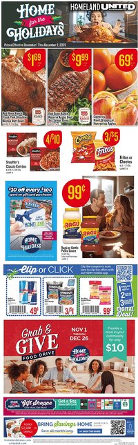 Homeland Market weekly ad