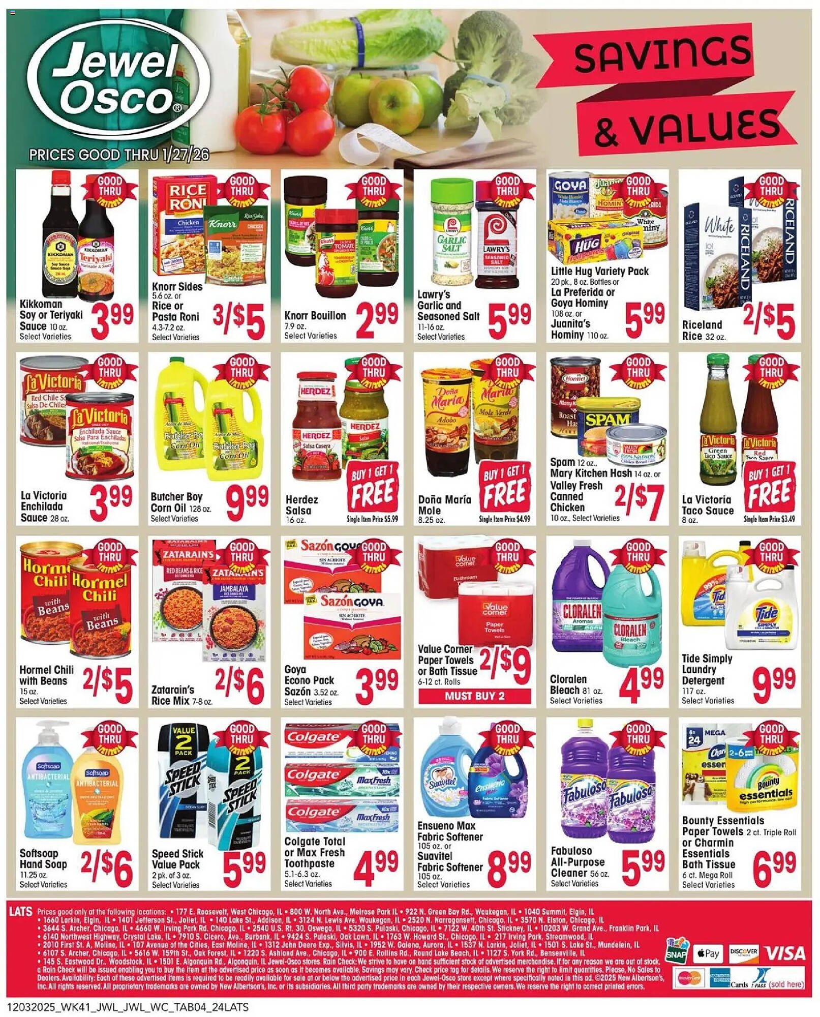 Jewel-Osco weekly ad