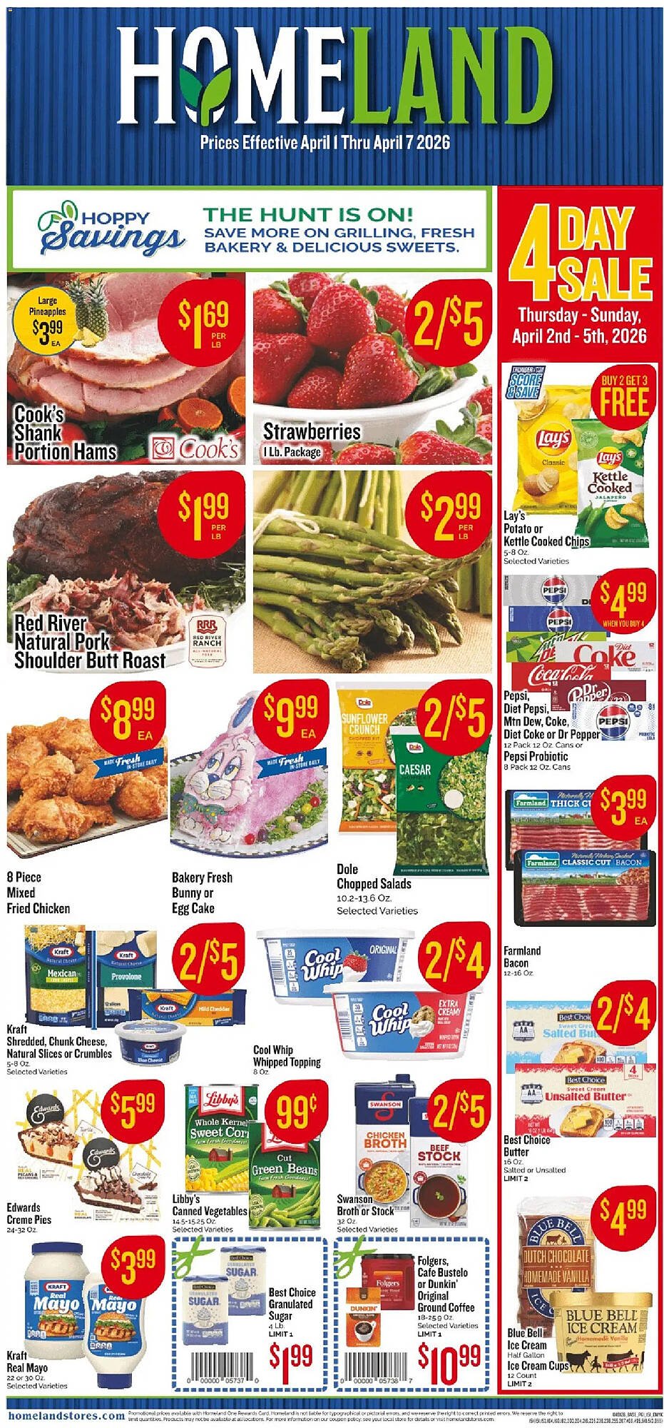 Homeland Market weekly ad