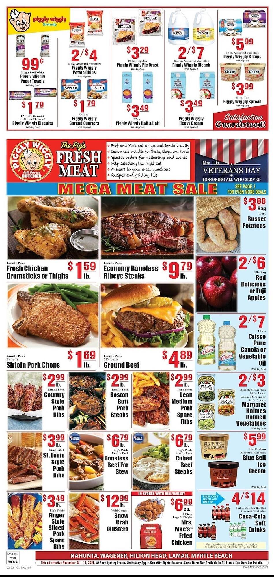 Piggly Wiggly weekly ad (2025-11-05 - 2025-11-11) | 1