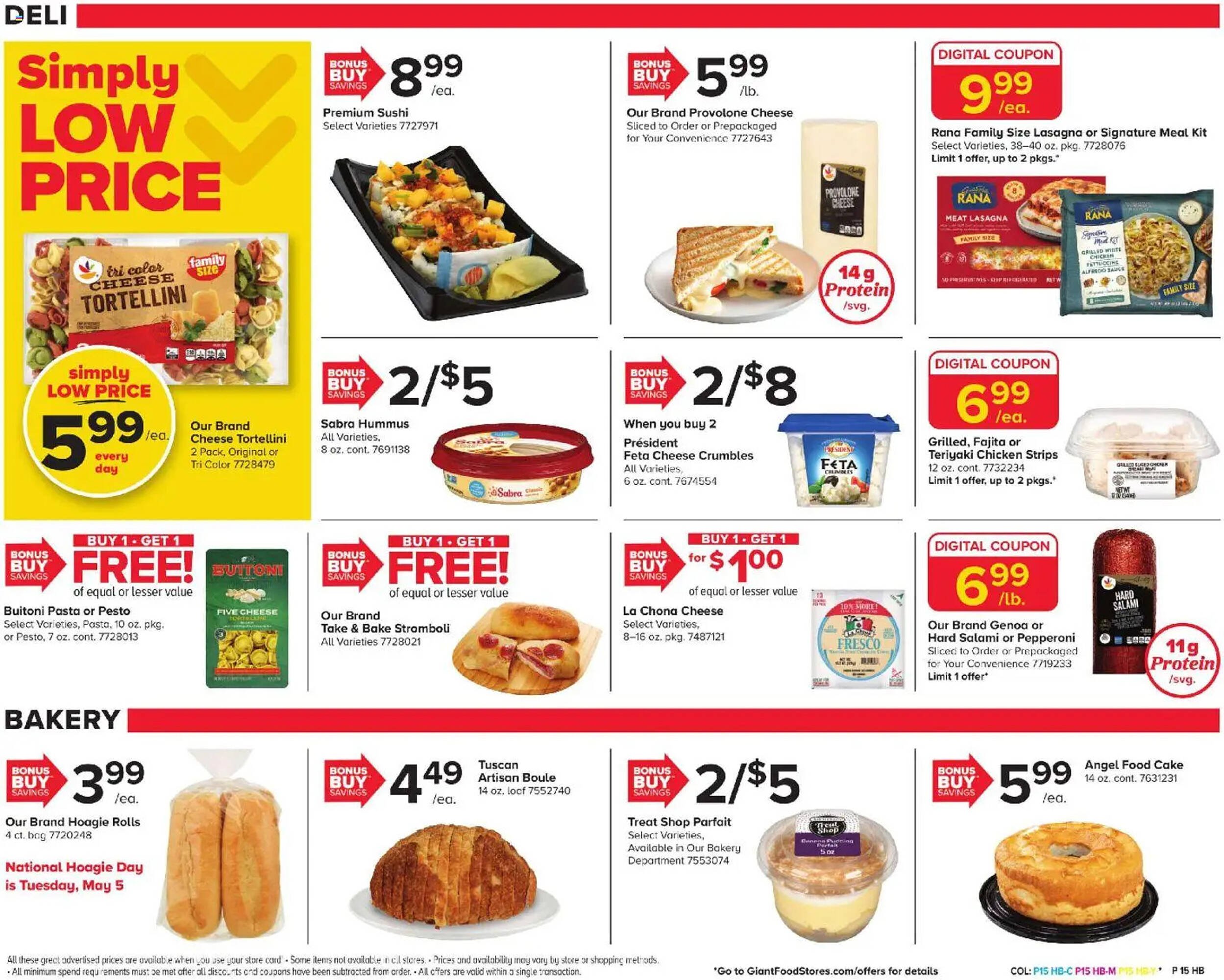 GIANT weekly ad